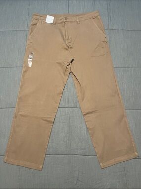 Sing & Stone Men's Classic Straight Chino Pants - Tan
